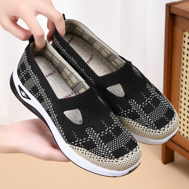 Shoes Women SHEIN Daifa Summer New Casual Women's Shoes Soft Sole Breathable Fashion Mother Shoes Old Beijing Cloth Shoes